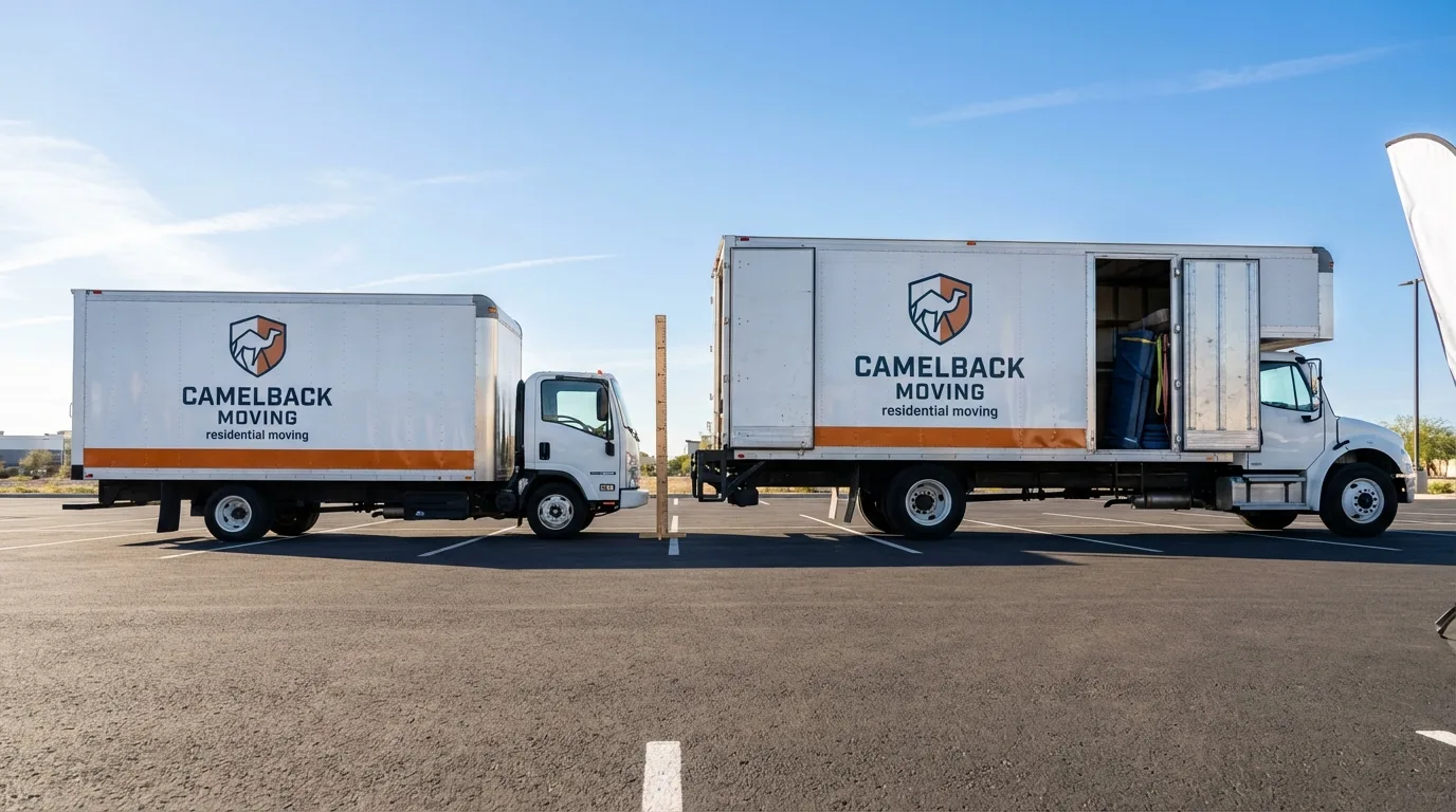 Moving truck size capacity guide in West Fargo
